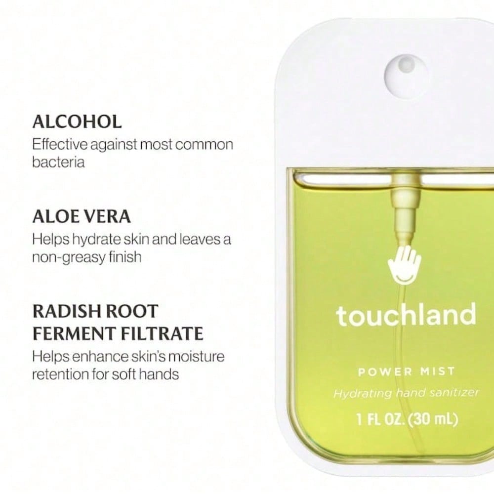 Touchland  Power Mist Hydrating Hand Sanitizer Aloe You Graduation Birthday Holiday Summer Fall Autumn Y2K Fancy Fashion Women Brand Makeup Cosmetic Beauty Party Beach Travel Camping Outdoors School Campus Trip Festivals Decor Gift Present Rose Girl Cospl