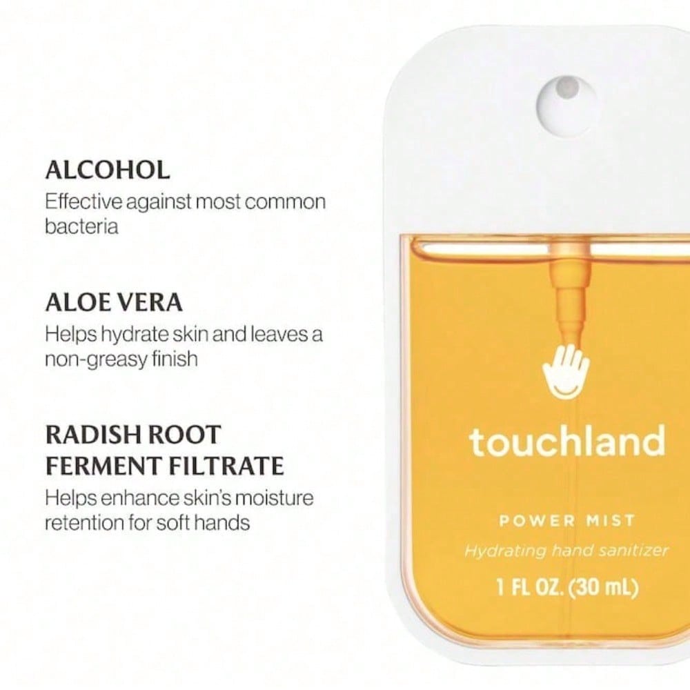 Touchland  Power Mist Hydrating Hand Sanitizer Mango Passion Graduation Birthday Holiday Summer Fall Autumn Y2K Fancy Fashion Women Brand Makeup Cosmetic Beauty Party Beach Travel Camping Outdoors School Campus Trip Festivals Decor Gift Present Rose Girl