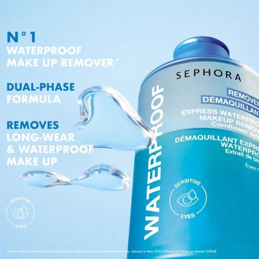 SEPHORA COLLECTION  Mini Express Waterproof Makeup Remover Graduation Birthday Holiday Summer Fall Autumn Y2K Fancy Fashion Women Brand Makeup Cosmetic Beauty Party Beach Travel Camping Outdoors School Campus Trip Festivals Decor Gift Present Rose Girl Co