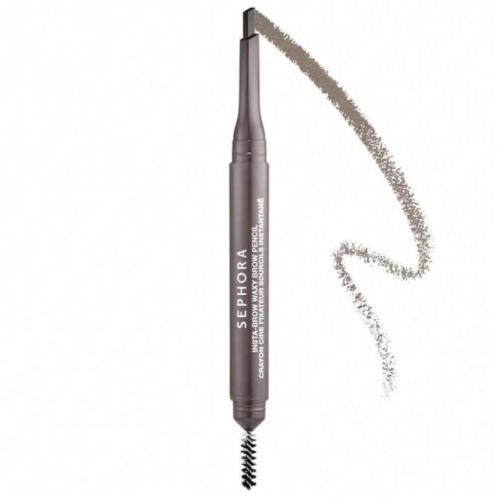 SEPHORA COLLECTION  Insta-Brow Waxy Brow Pencil 1.25 Neutral Gray Brown - light gray brown Graduation Birthday Holiday Summer Fall Autumn Y2K Fancy Fashion Women Brand Makeup Cosmetic Beauty Party Beach Travel Camping Outdoors School Campus Trip Festivals