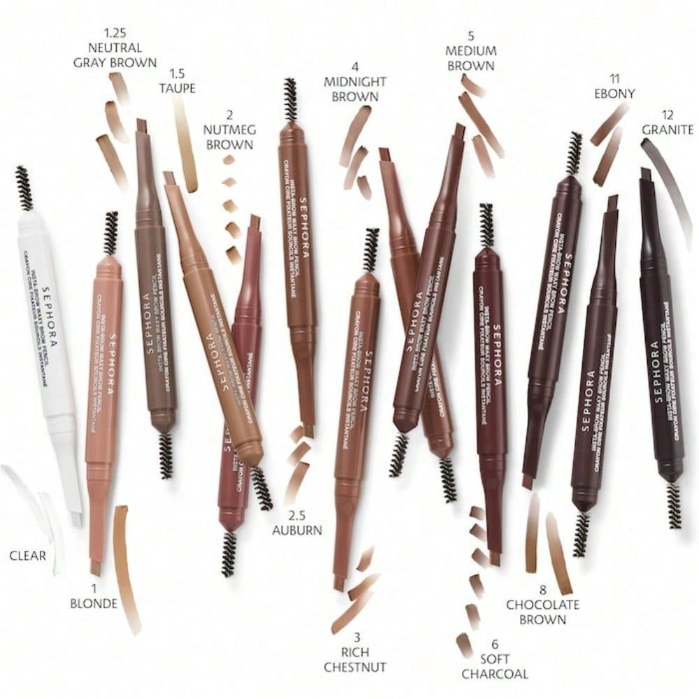 SEPHORA COLLECTION  Insta-Brow Waxy Brow Pencil 1.5 Taupe - taupe Graduation Birthday Holiday Summer Fall Autumn Y2K Fancy Fashion Women Brand Makeup Cosmetic Beauty Party Beach Travel Camping Outdoors School Campus Trip Festivals Decor Gift Present Rose