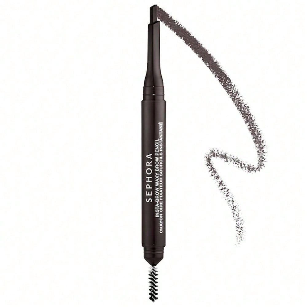 SEPHORA COLLECTION  Insta-Brow Waxy Brow Pencil 6 Soft Charcoal - gray brown Graduation Birthday Holiday Summer Fall Autumn Y2K Fancy Fashion Women Brand Makeup Cosmetic Beauty Party Beach Travel Camping Outdoors School Campus Trip Festivals Decor Gift Pr