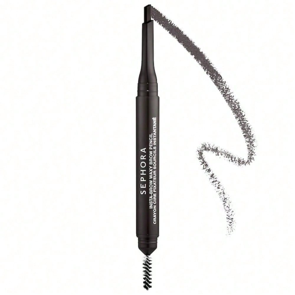 SEPHORA COLLECTION  Insta-Brow Waxy Brow Pencil 12 Granite - black Graduation Birthday Holiday Summer Fall Autumn Y2K Fancy Fashion Women Brand Makeup Cosmetic Beauty Party Beach Travel Camping Outdoors School Campus Trip Festivals Decor Gift Present Rose