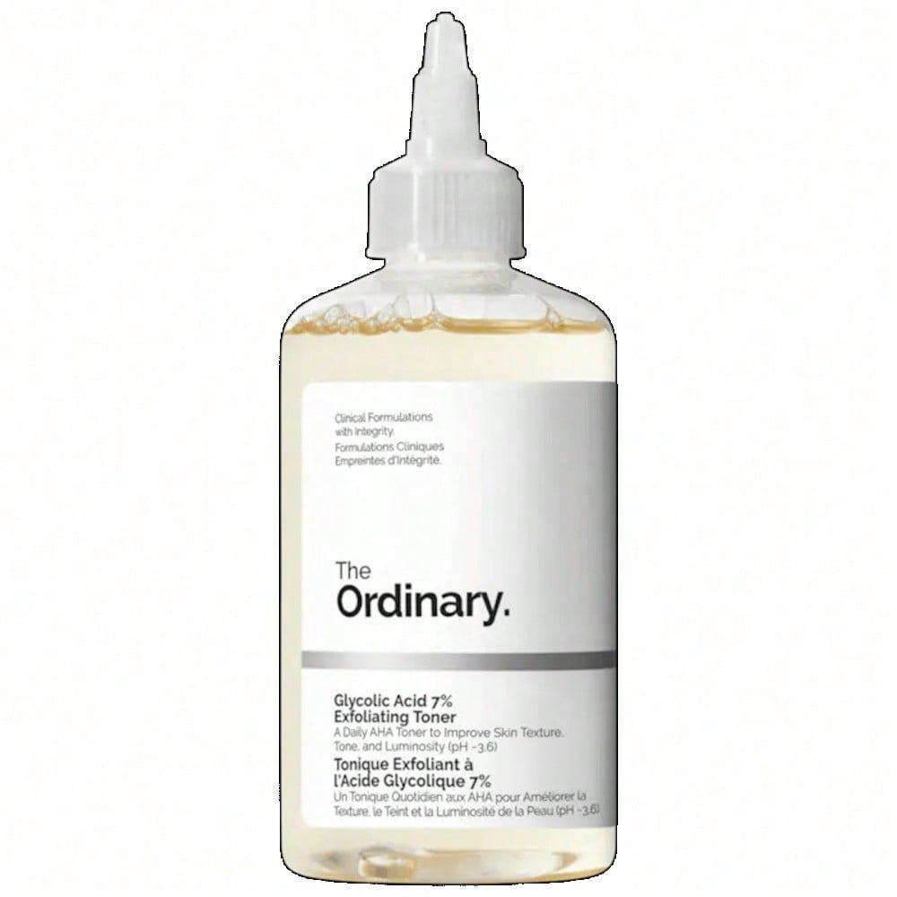 The Ordinary Glycolic Acid 7% Exfoliating Toner - Improves Skin Clarity And Texture 240ml/8oz