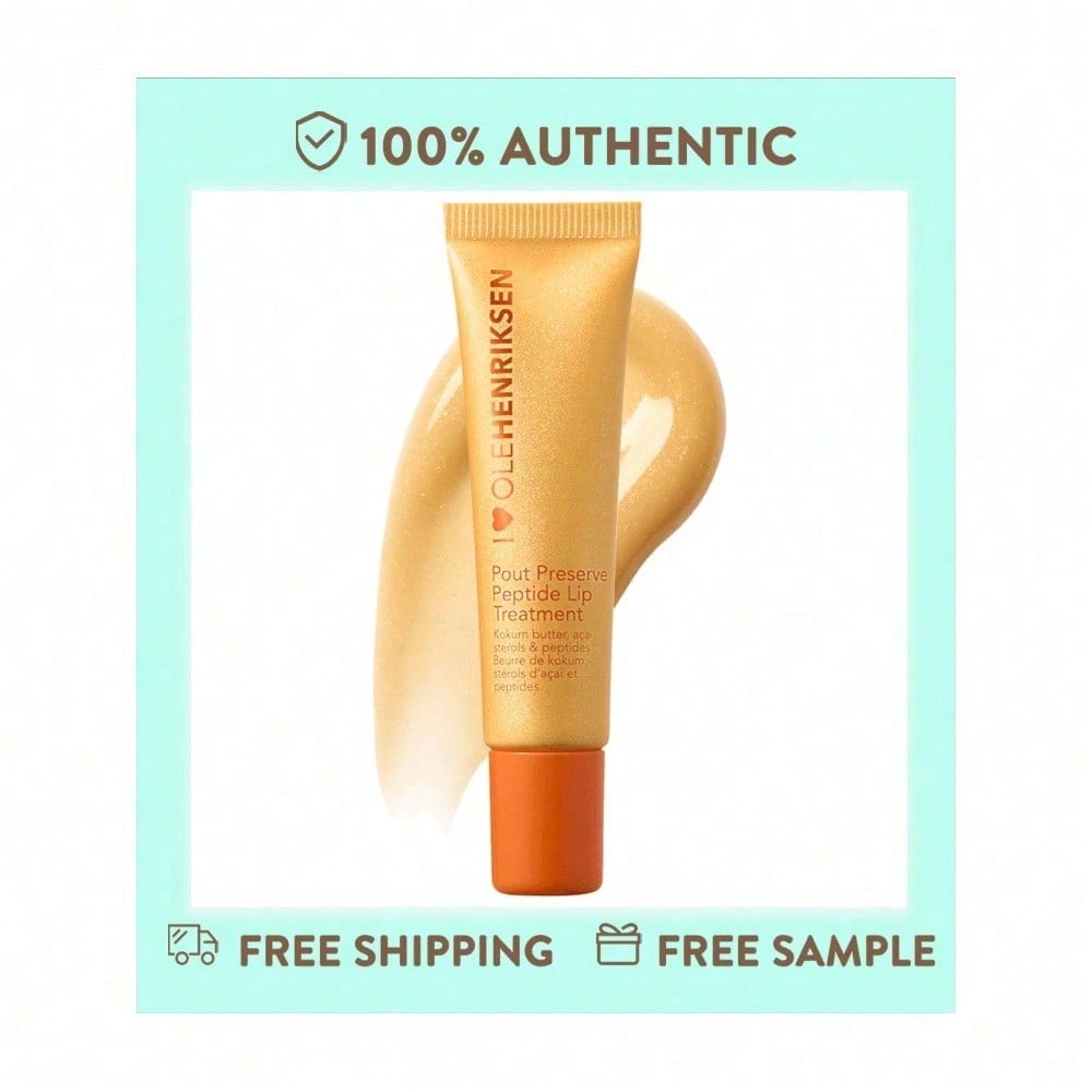 OLEHENRIKSEN  Pout Preserve Hydrating Peptide Lip Treatment Graduation Birthday Holiday Summer Fall Autumn Y2K Fancy Fashion Women Brand Makeup Cosmetic Beauty Party Beach Travel Camping Outdoors School Campus Trip Festivals Decor Gift Present Rose Girl C