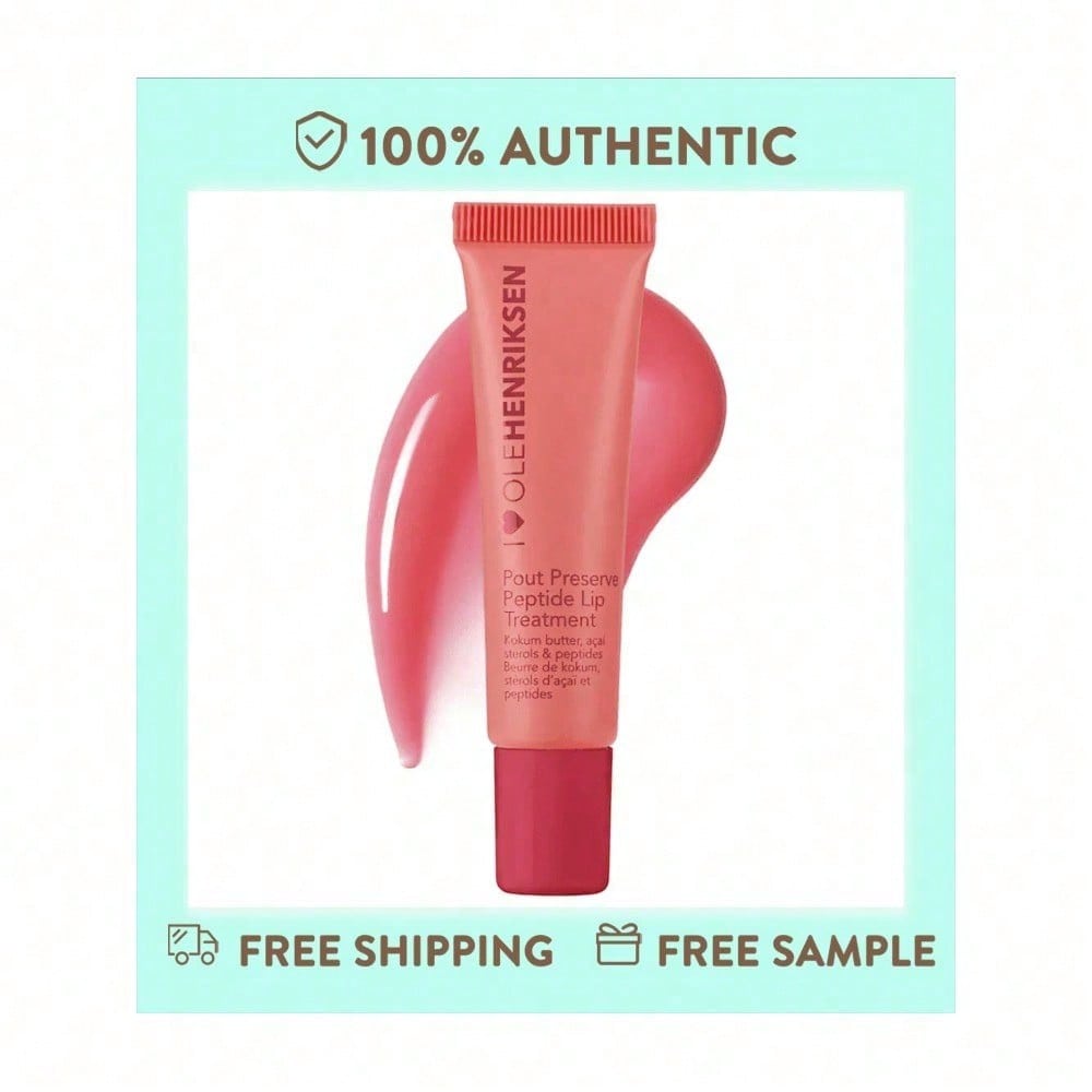 OLEHENRIKSEN  Pout Preserve Hydrating Peptide Lip Treatment Graduation Birthday Holiday Summer Fall Autumn Y2K Fancy Fashion Women Brand Makeup Cosmetic Beauty Party Beach Travel Camping Outdoors School Campus Trip Festivals Decor Gift Present Rose Girl C
